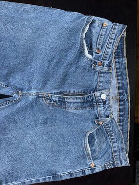Men's Levi's 559 Jeans Size 36x32 Medium Wash Relaxed Fit Straight Leg